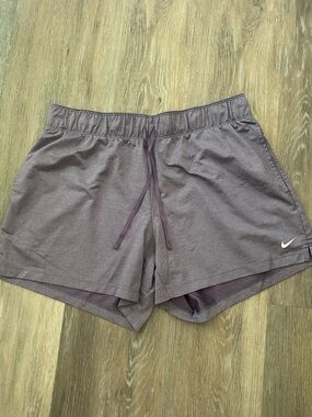 Nike Women’s Plum Athletic Shorts with Drawstring